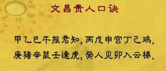 文昌贵人的查法及作用